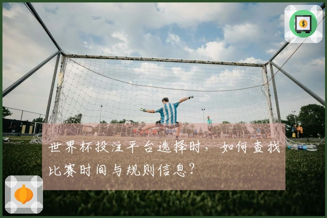 世界杯投注平台选择时，如何查找比赛时间与规则信息？