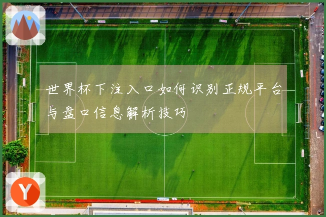世界杯下注入口如何识别正规平台与盘口信息解析技巧