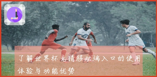 了解世界杯竞猜移动端入口的使用体验与功能优势